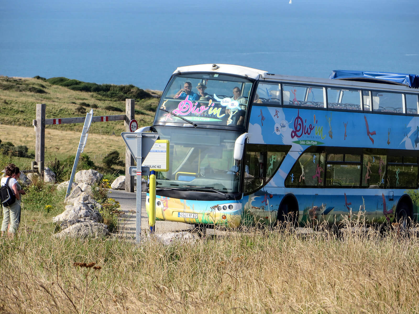 CabrioBus 5 von Calais zum Cap Blanc Nez Linie 5